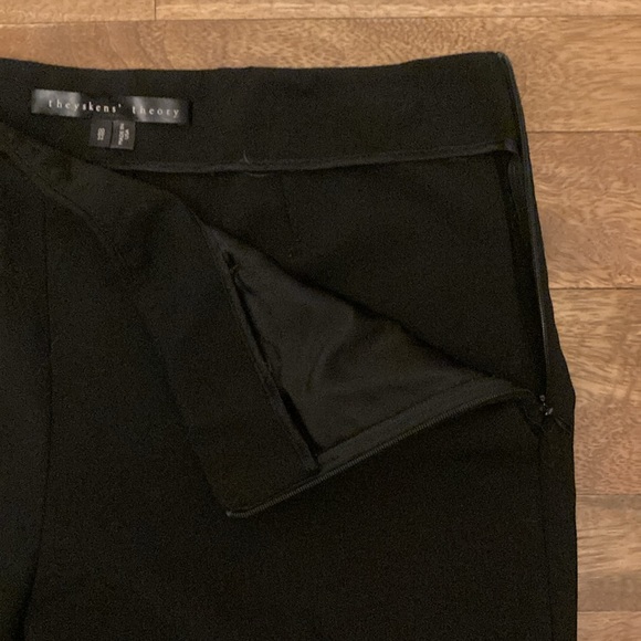 Theyskens for Theory black classic cigarette pants, size 00 - Picture 6 of 9
